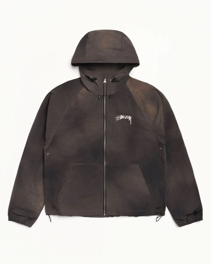 Stussy BEACH SHELL WAVE DYE シェルジャケットM Beach Shell Wave Dye – Black | Outerwear | Stüssy