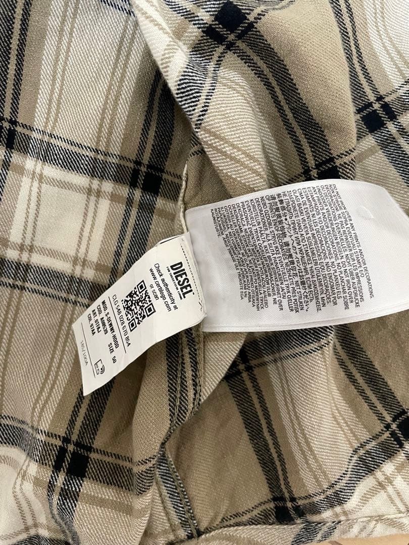 コムドットやまと着用】DIESELフードシャツ - メルカリ