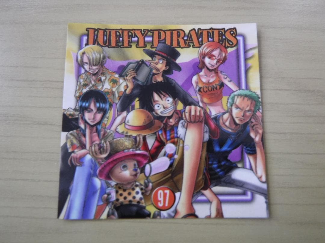 ワンピース 森永 シール ルフィ海賊団 一味 ステッカー 缶チョコ 希少