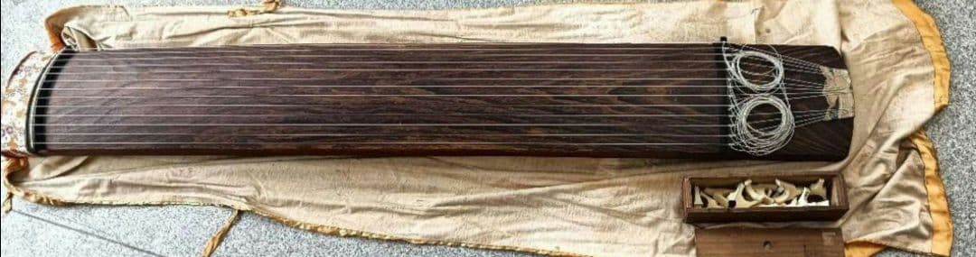 お琴　筝　筝柱付き