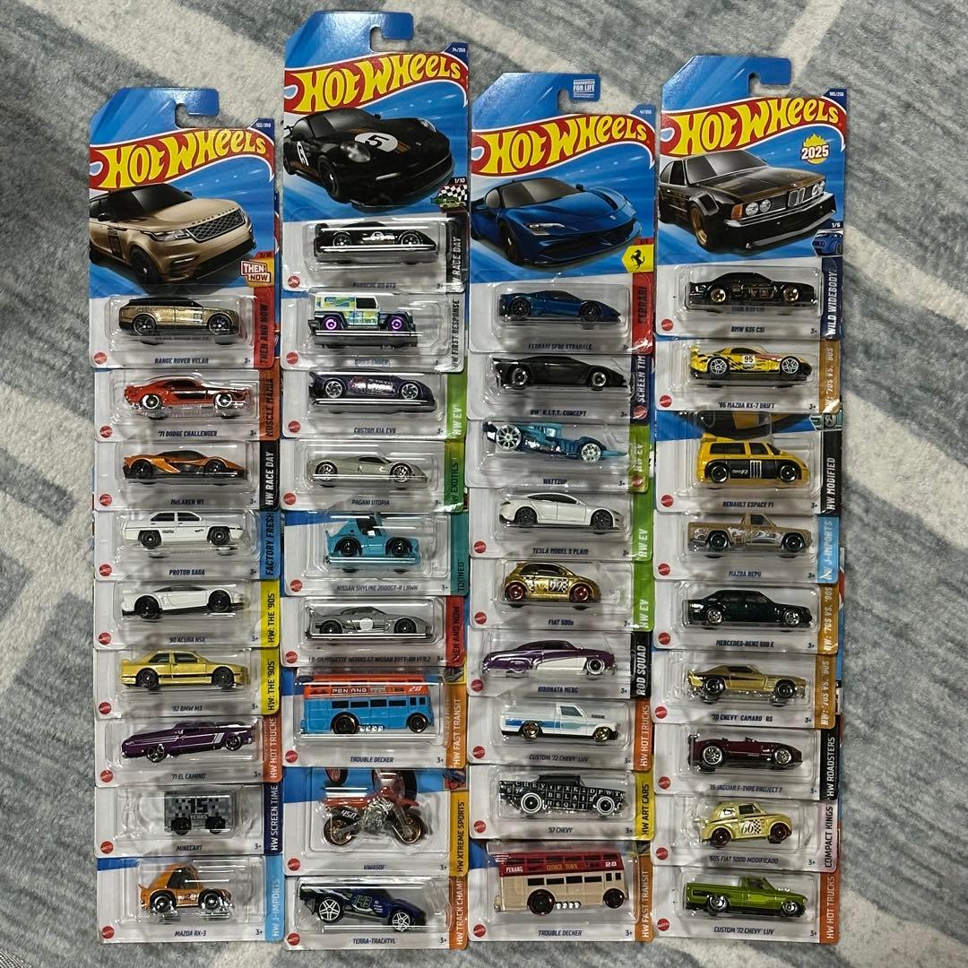 ホットウィール ベーシック 36台セット⑫ フェラーリ GT-R等