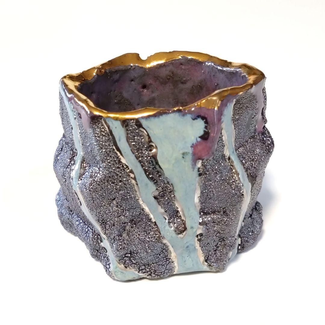 市川透　VANISHING POINT　ぐい呑　備前　酒器