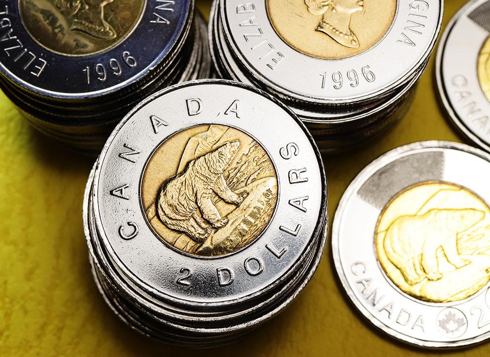 a317 カナダ 2ドル コイン 硬貨 北極熊 エリザベス女王 52枚 まとめて