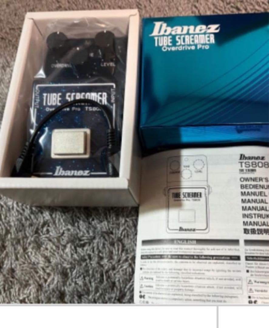 ギター ts808 45th blue sparkle ibanez