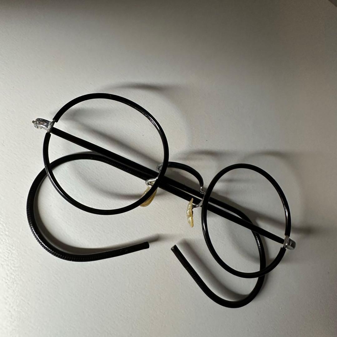 20〜 30s vintage 丸目 縄手 ラウンド メガネフレーム セル巻 - メルカリ