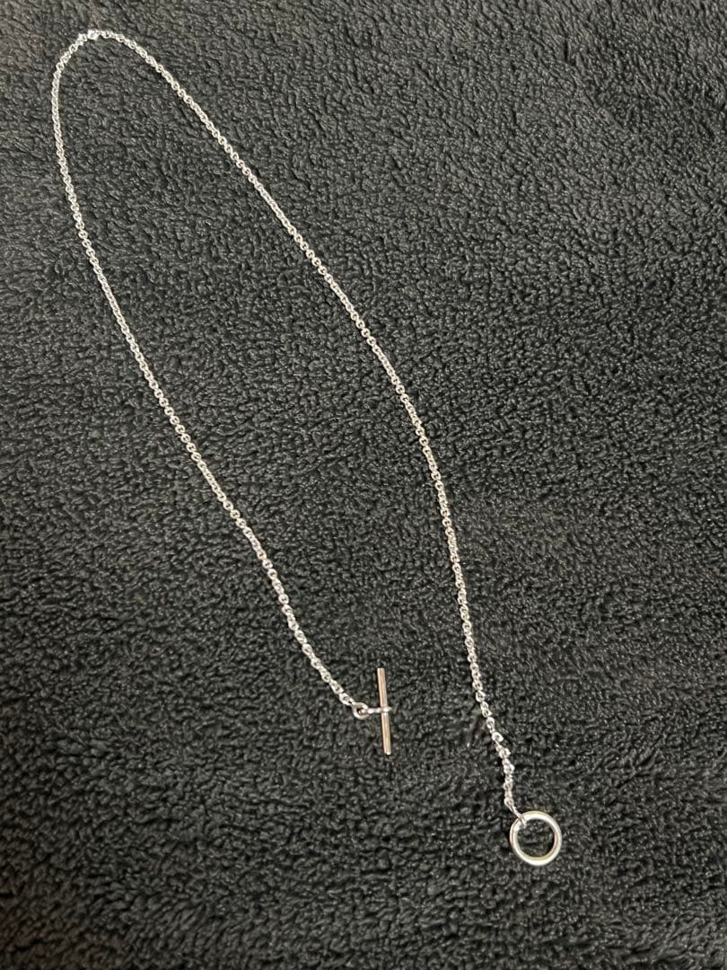 エルメス エシャペネックレス 750WGホワイトゴールド LG