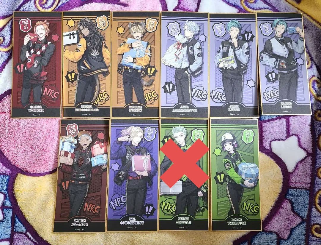 ツイステ 短冊色紙