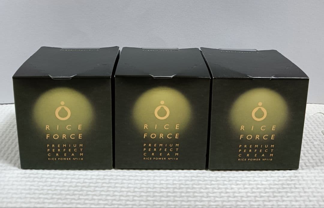 【新品３個セット】RICE FORCE プレミアムパーフェクトクリーム 30g