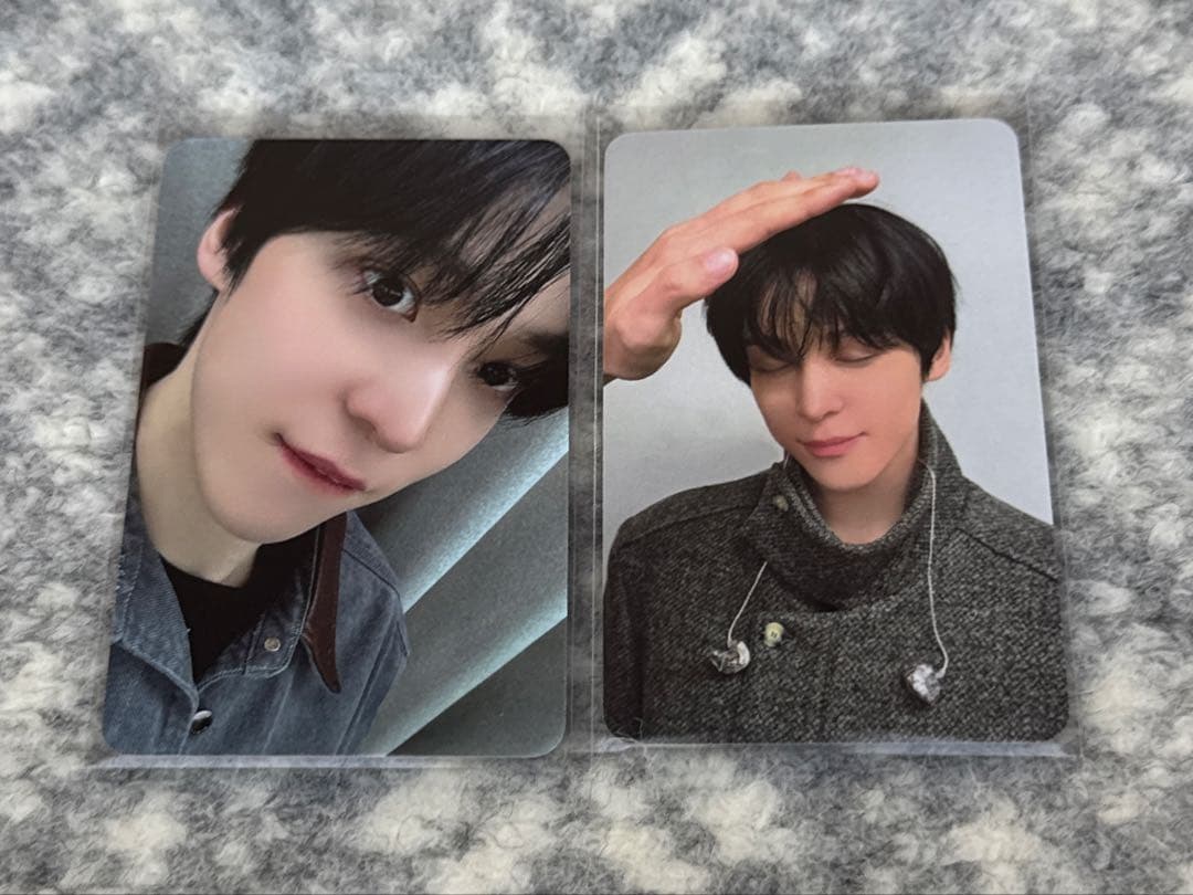 ATEEZ ユノ　ポップアップ 購入特典 ラキドロ 両面 トレカ