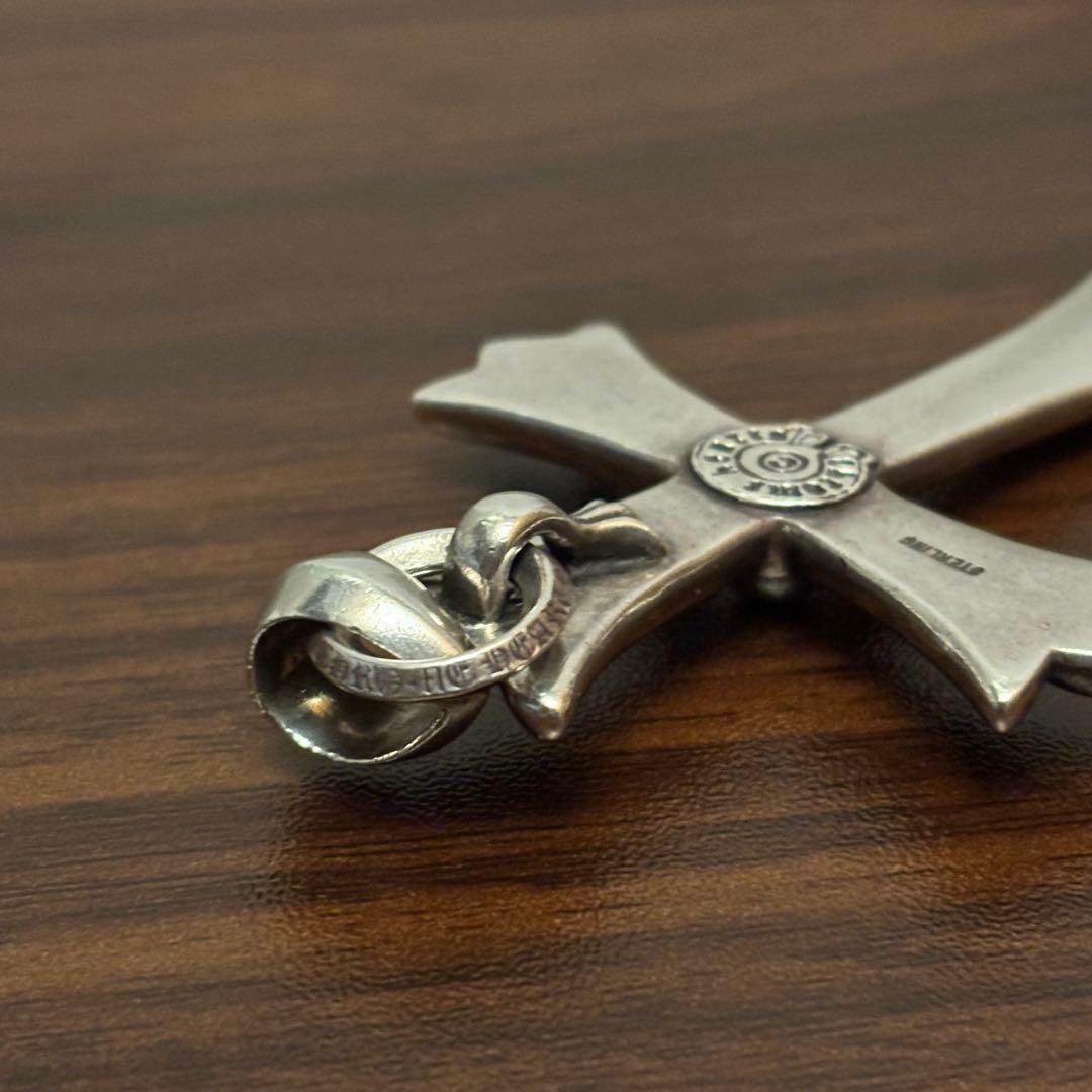 クロムハーツ ラージクロス シルバー925 RINKAN購入証明書有り - メルカリ