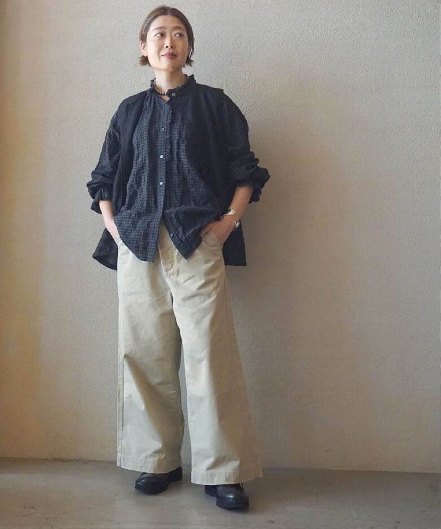 journal standard luxe ドライワッシャー ワイドチノ ドライワッシャー ワイドチノ（チノパンツ）｜journal standard luxe