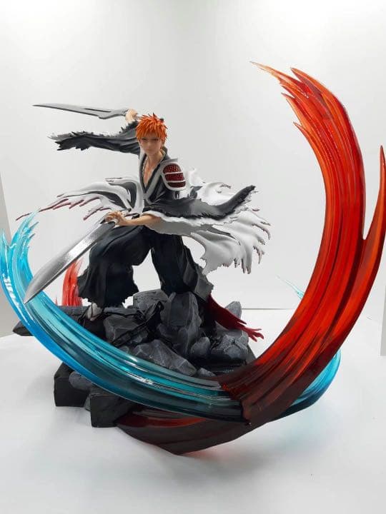 BLEACH 黒衣少年図 阿散井恋次 ガレージキット ガレキ スタチュー①