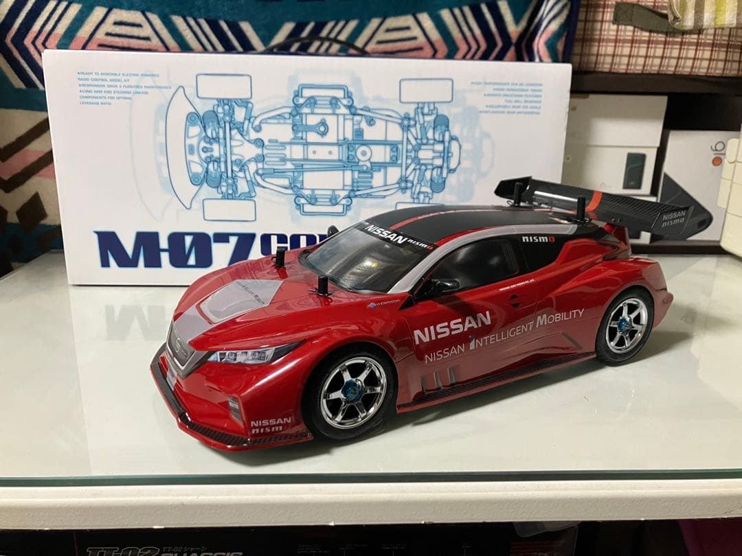 タミヤ　M07コンセプト（オプション多数）　　ボディ、メカサーボのみ付き タミヤ 1/10 電動RCカーシリーズ No.647 M-07 CONCEPT シャーシキット