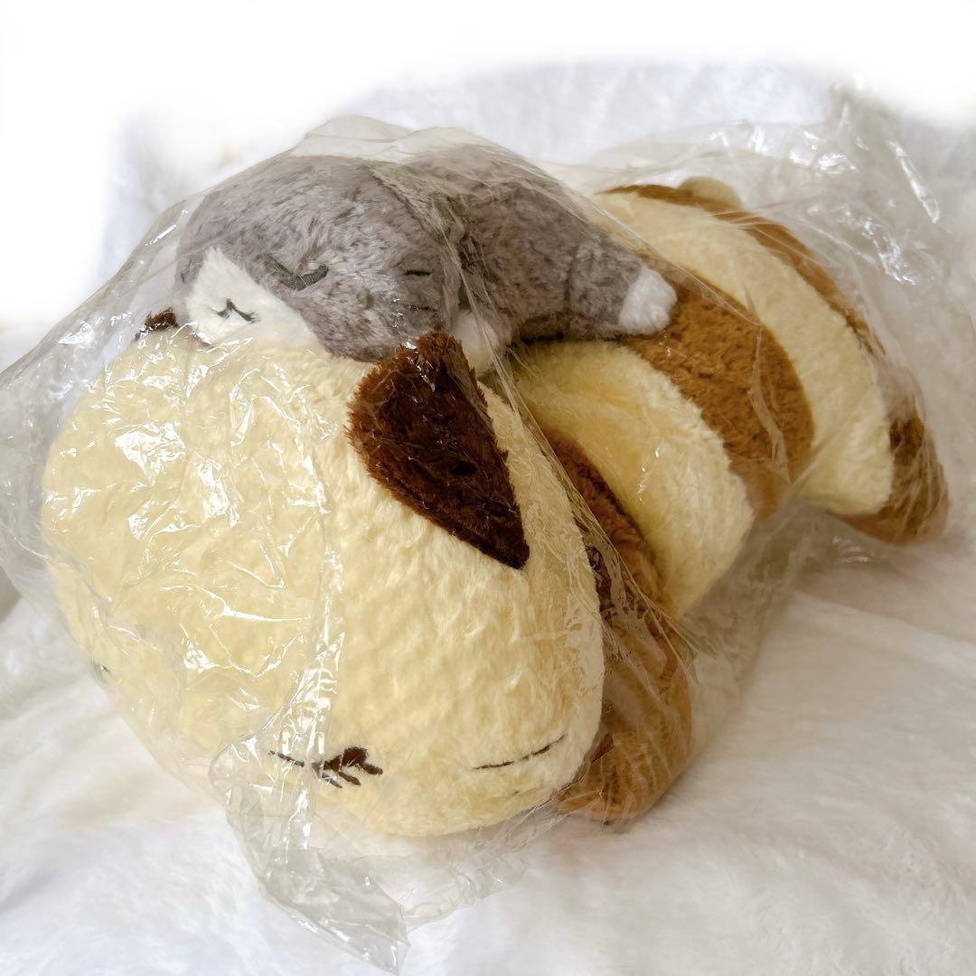 大きい！ねむっこにゃーご ダイカットペアクッション