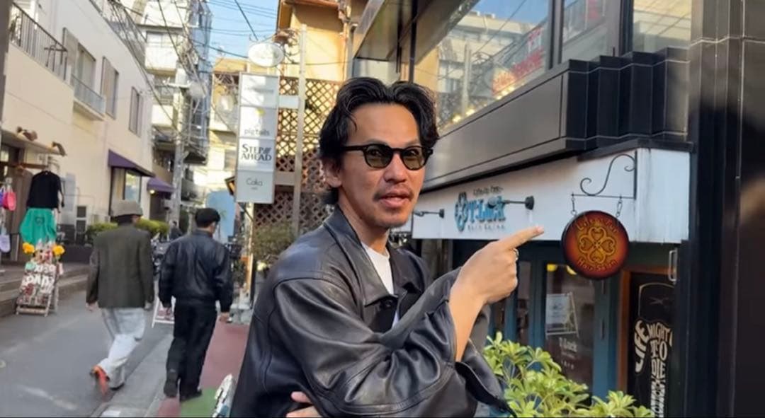 A leather TRUCKER JACKET レザー ジャケット OVY - メルカリ