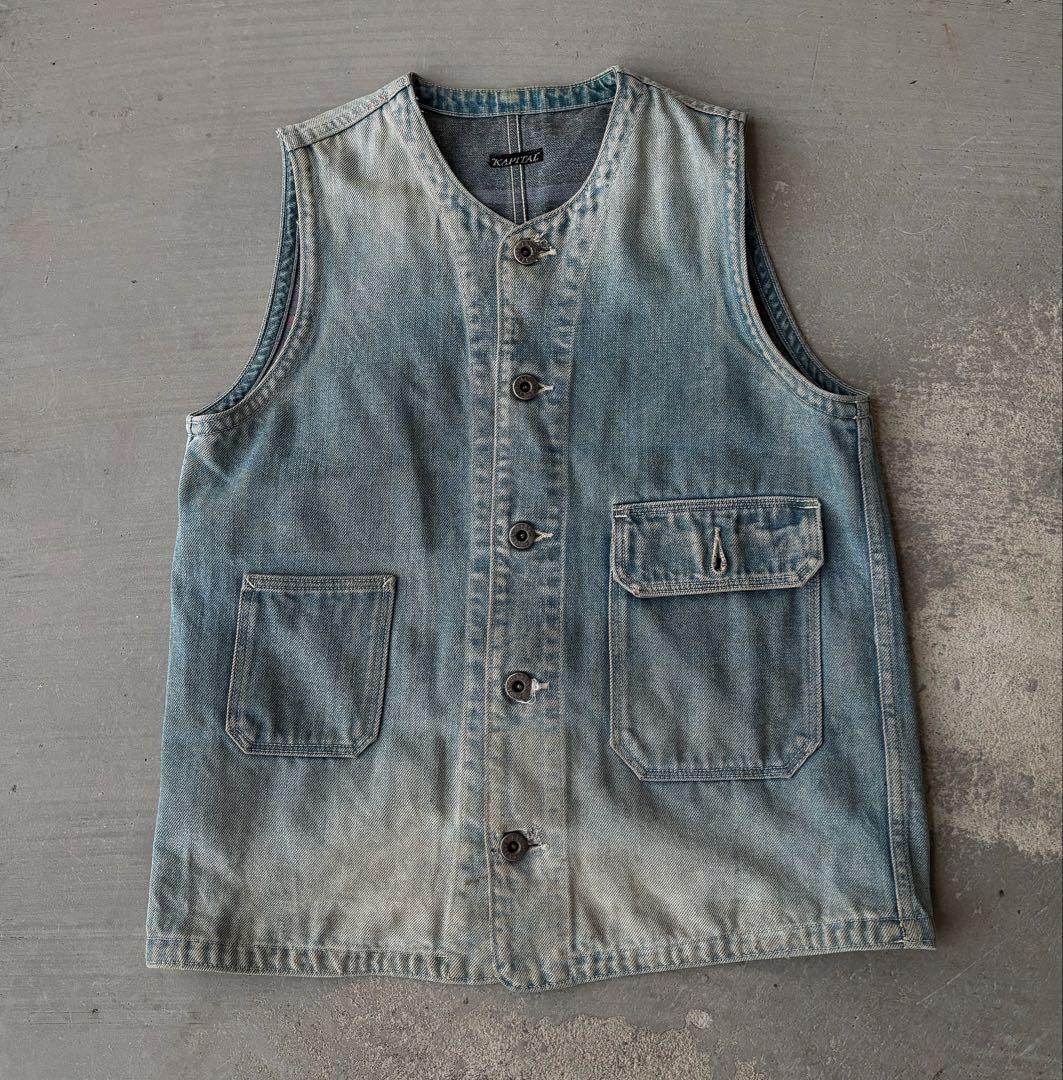 トップス KAPITAL DENIM VEST