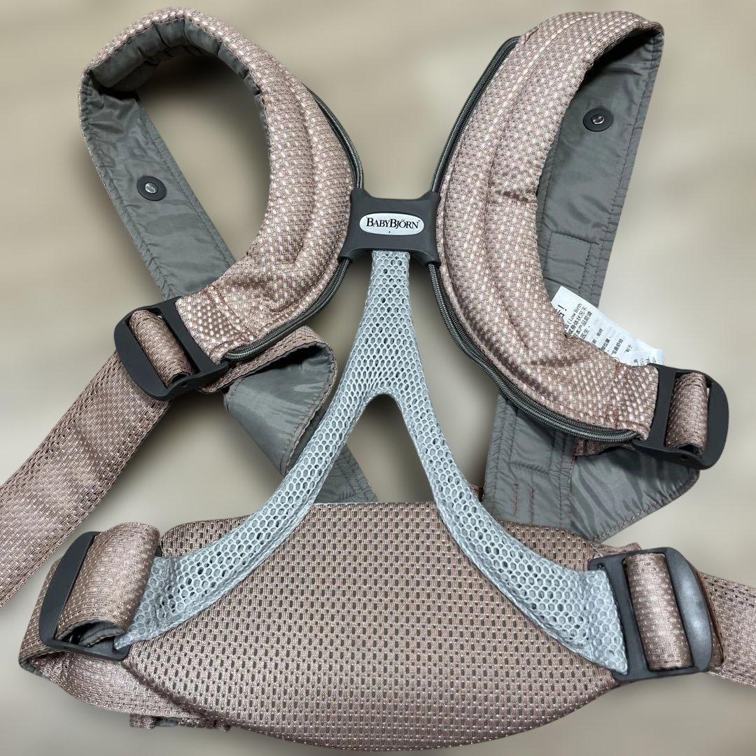 BABYBJÖRN 抱っこひも ピンク メッシュ レア色 - メルカリ