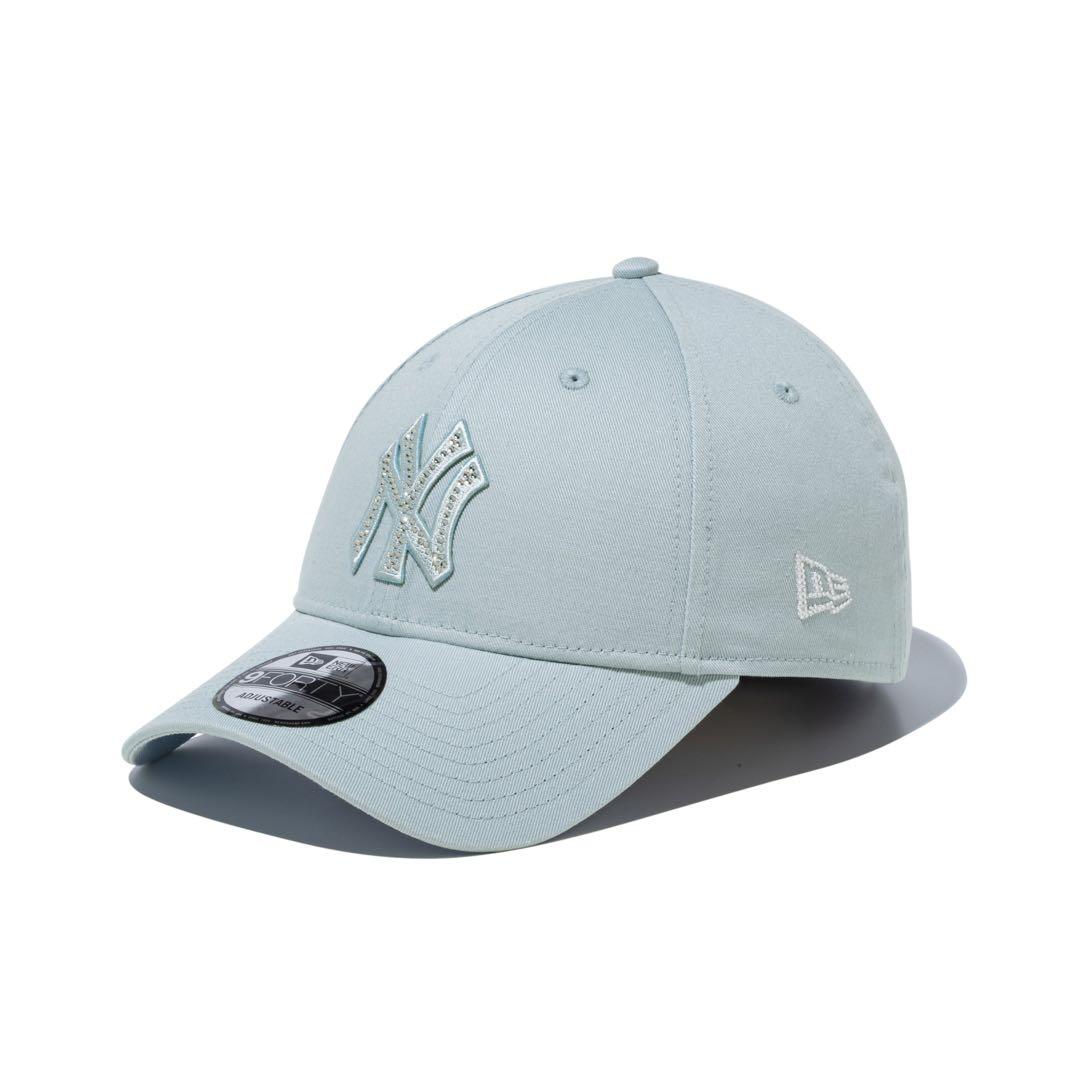 newera 9forty キャップ　水色　ストーン NEW ERA ニューエラ キャップ 帽子 9FORTY ニューヨーク・ヤンキース