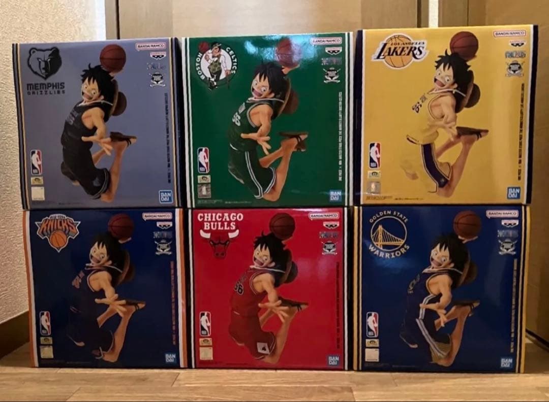 【即日発送】ワンピース × NBA ルフィ フィギュア 6種コンプセット ワンピース × NBA ルフィ フィギュア 6種コンプセット ONE PIECE