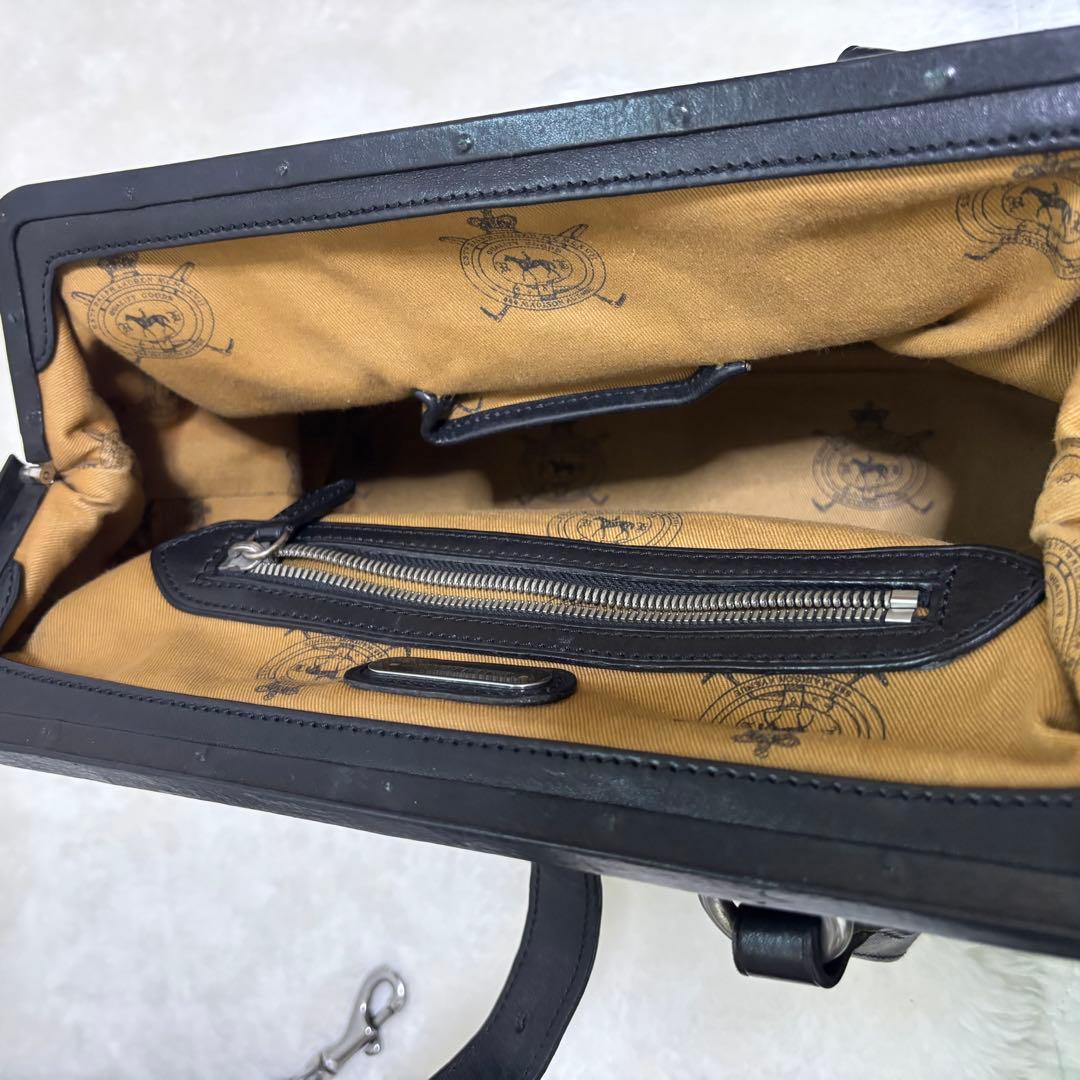 極希少】ラルフローレン トートバッグ レザー エンボスロゴ 2way 収納袋