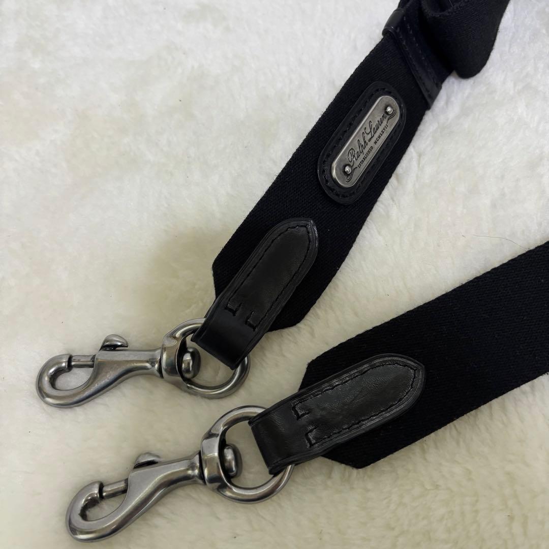 極希少】ラルフローレン トートバッグ レザー エンボスロゴ 2way 収納袋