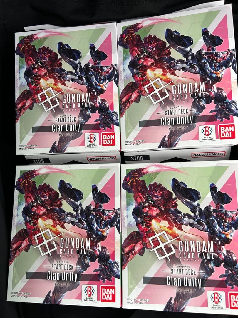 ガンダムカードゲーム スタートデッキ ClanUnity [ST06]4個セット