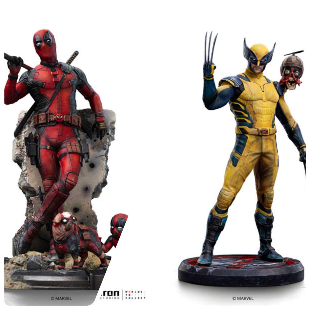 【最終値下げ】新品　デッドプール＆ウルヴァリン スタチュー2体セット