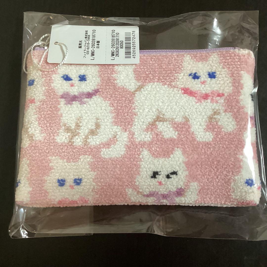 フェイラー モフモフネコチャン ティッシュポーチ ペールピンク - メルカリ