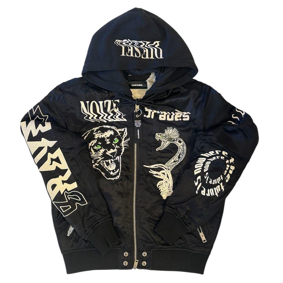 【SALE!!】DIESEL スーベニアジャケット刺繍 スカジャン メンズS相当