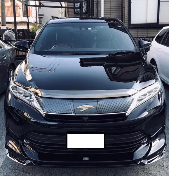 ハリアー 60 後期 純正 ボンネットフードモール スタイルノアール 漆黒