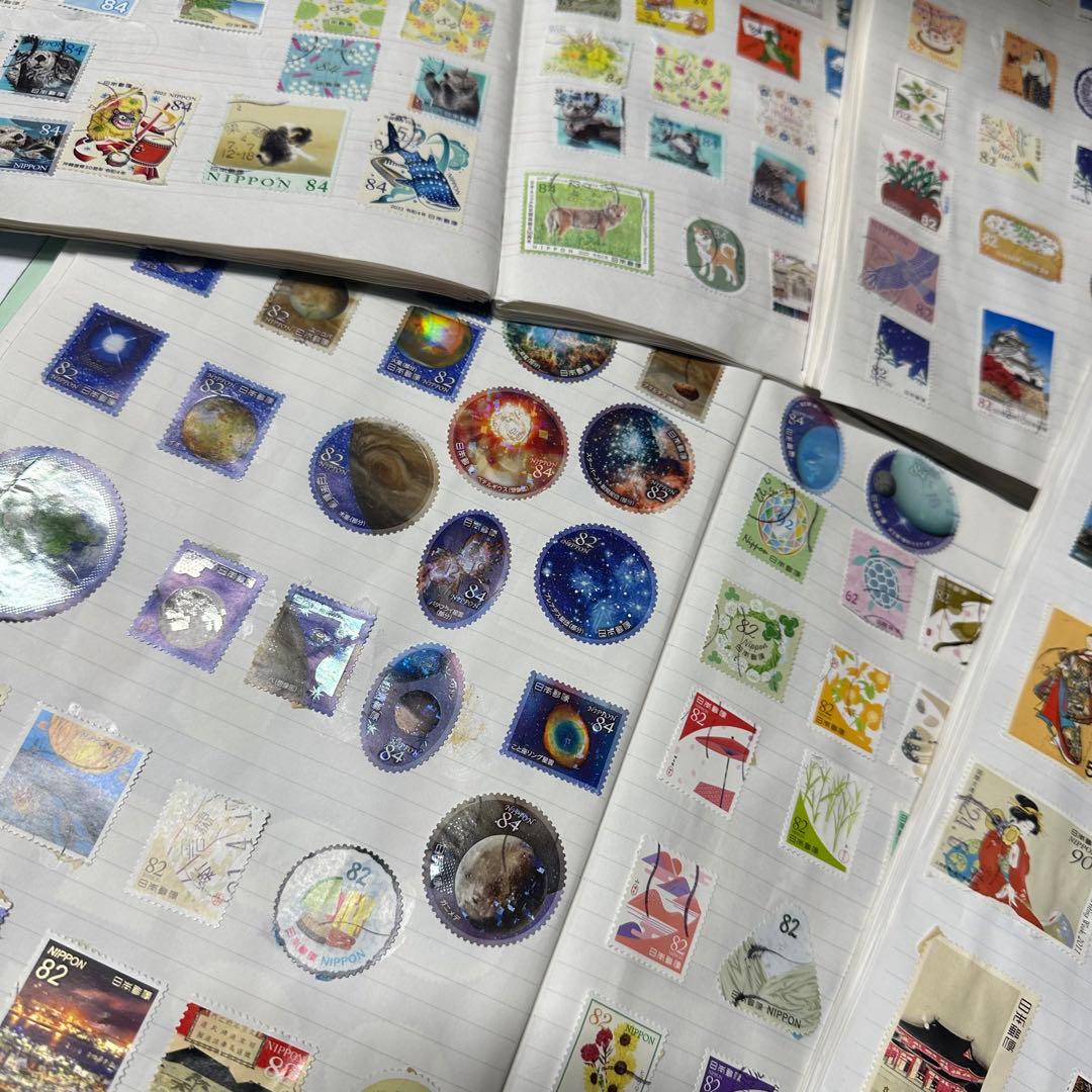 昭和50年〜　切手集　約1万枚　日本/海外