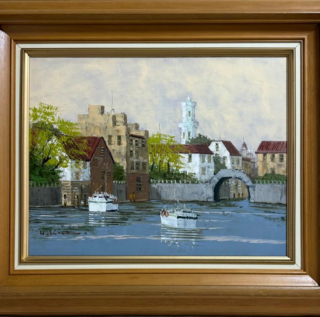 黒沢久 【ブルージュ】ベルギー中世時代の建物と穏やかな流れの運河を詩情豊かに描く