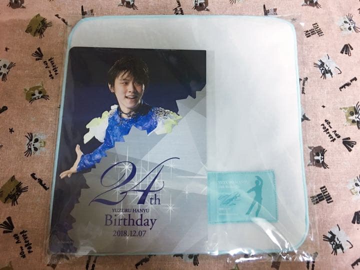 西川 羽生結弦 24歳バースデーカード クリスマスカード ハンカチタオル