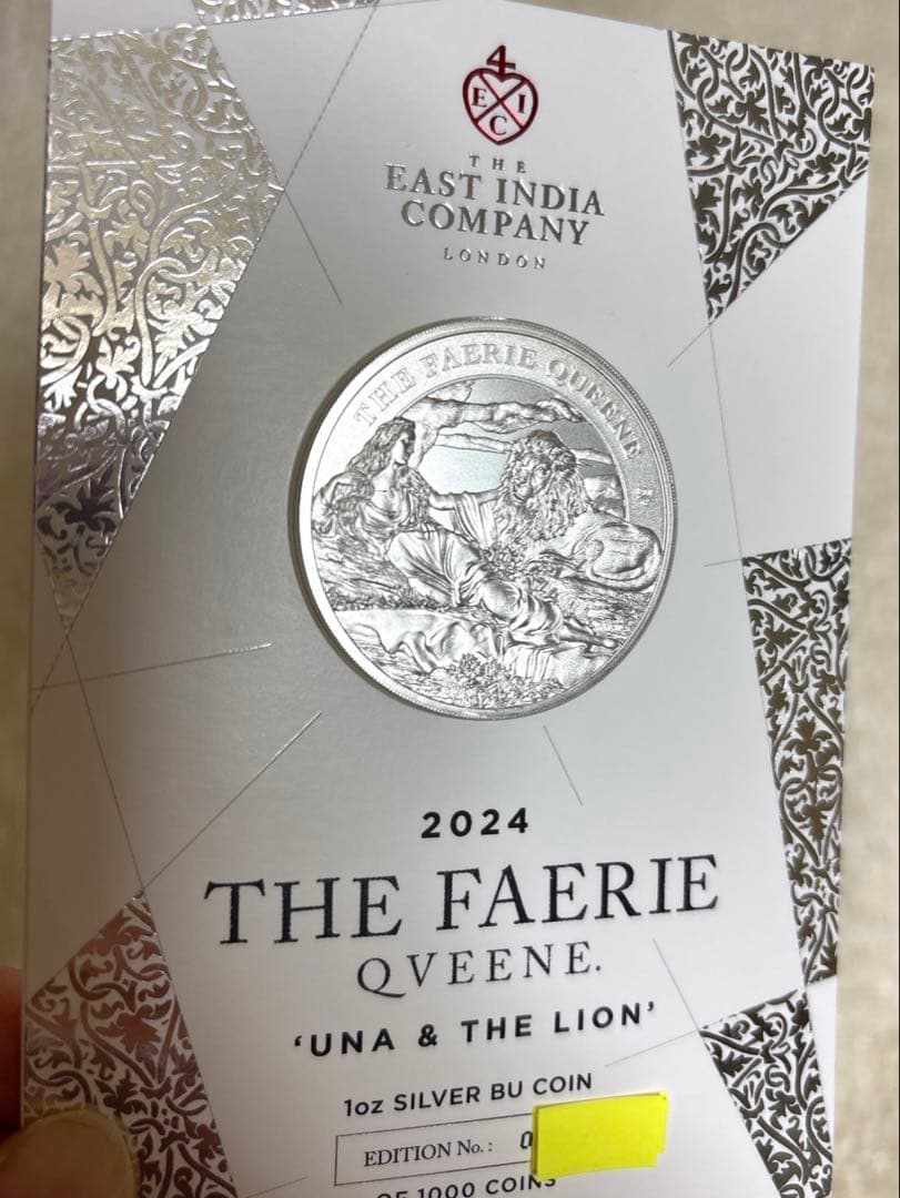 2024 セントヘレナ ウナとライオン 1oz 銀貨 BU - メルカリ