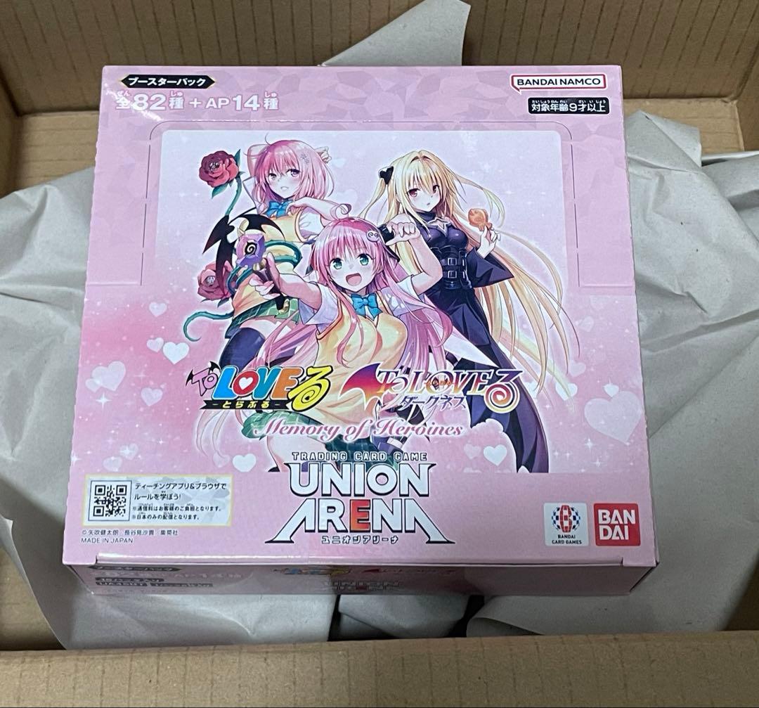 ユニオンアリーナ　ToLOVEる　ダークネス　テープ付き　未開封　1BOX