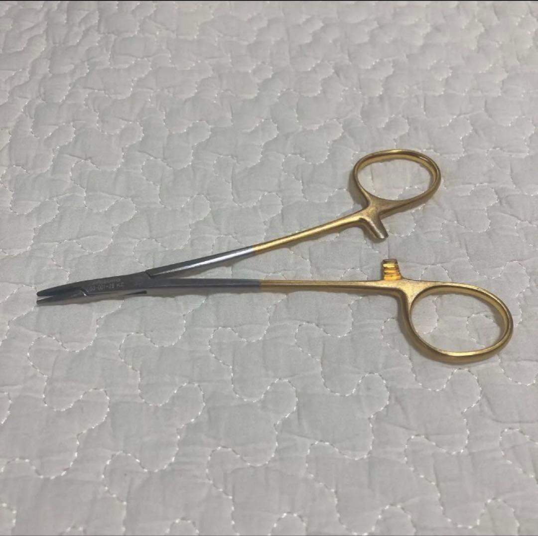 メーヨー　へガール型持針器　12cm 超硬チップ付