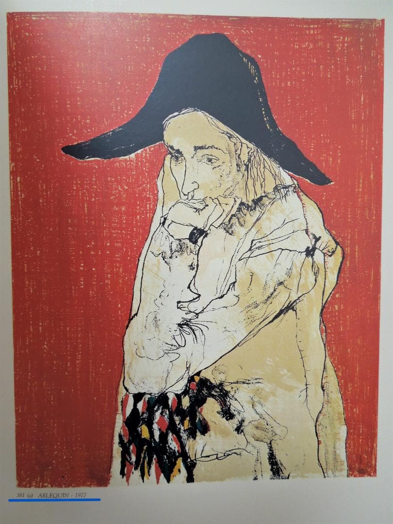 レア 真作 1977年 ジャン ジャンセン 大判 直筆サイン ピカソ ダリ