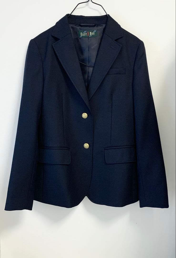 イーストボーイ　ブレザー　ネイビー　金ボタン　7号