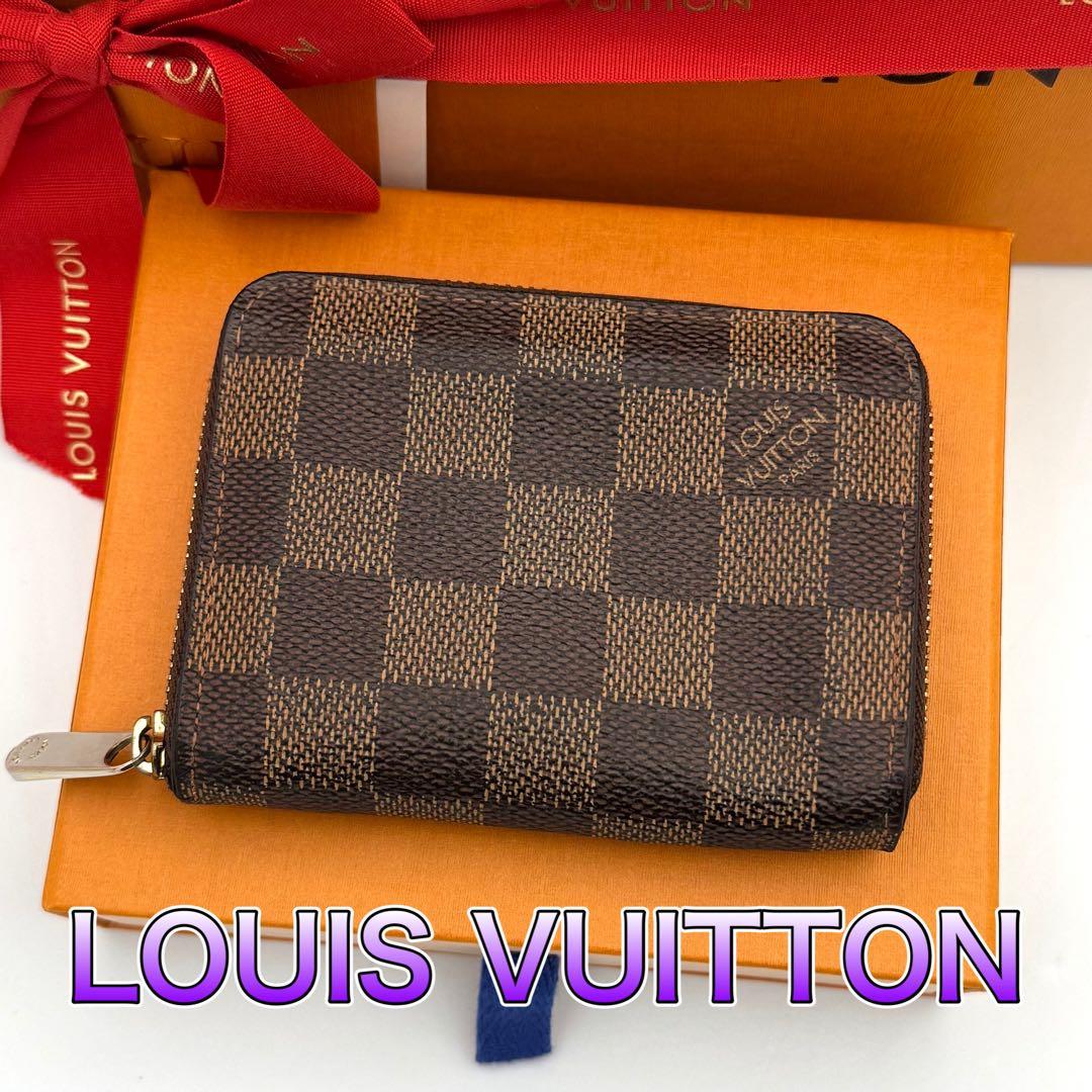 値下げ不可❣️お買い得❣️ルイヴィトン ダミエ ジッピーパース 小銭入れ ルイ ヴィトン 財布 ダミエ ジッピー コインパース LOUIS VUITTON