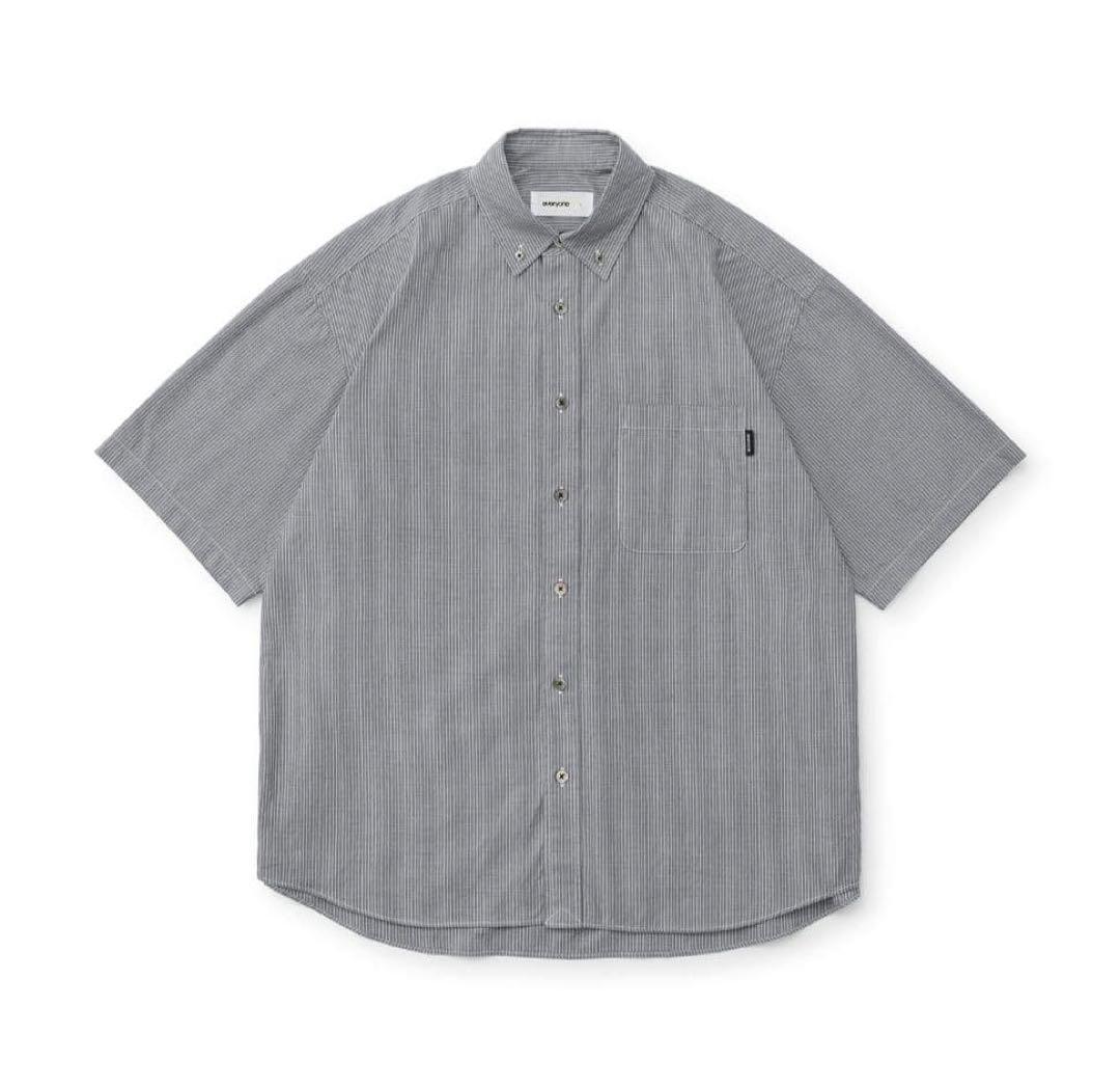 everyone 25ss 半袖チャックシャツ　L