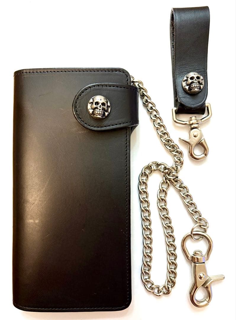 クリームソーダ・ドクロリベット長財布 ＋キーホルダーのセット