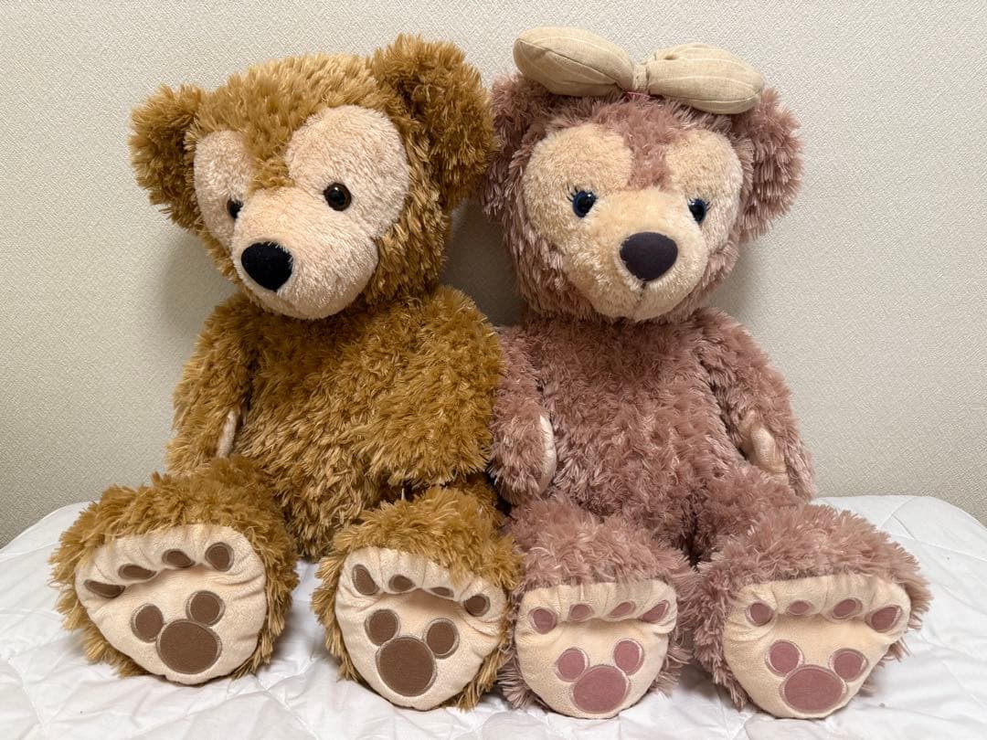 ダッフィー&シェリーメイ　ぬいぐるみ　約70cmサイズ