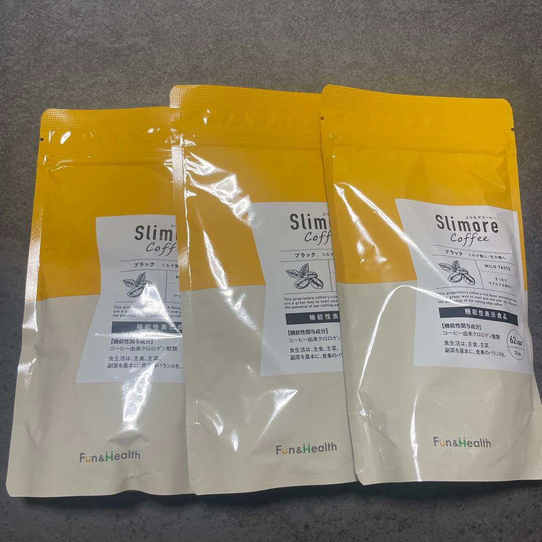 スリモアコーヒー　62cups(31日分)×3袋