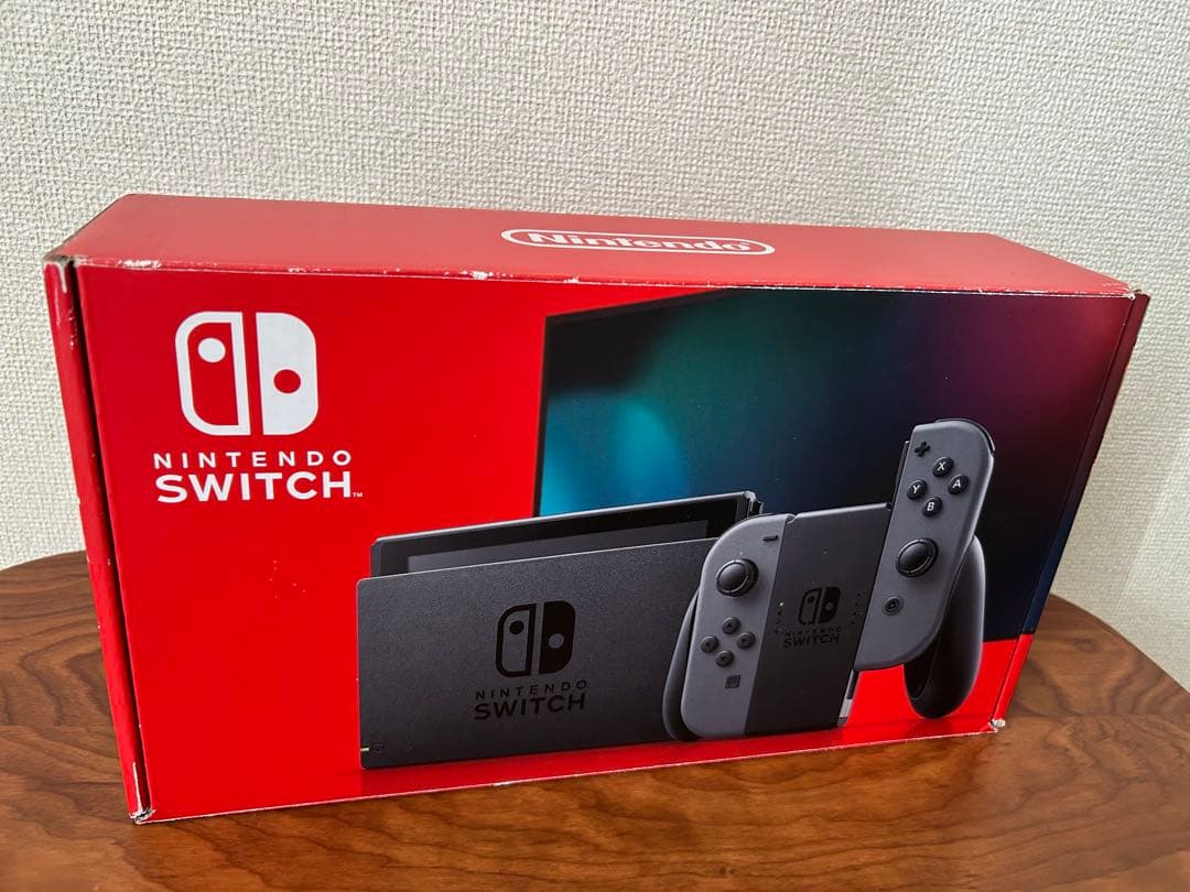 【限定特価!!】Switch 本体 グレー 箱あり 付属品完備 動作確認済