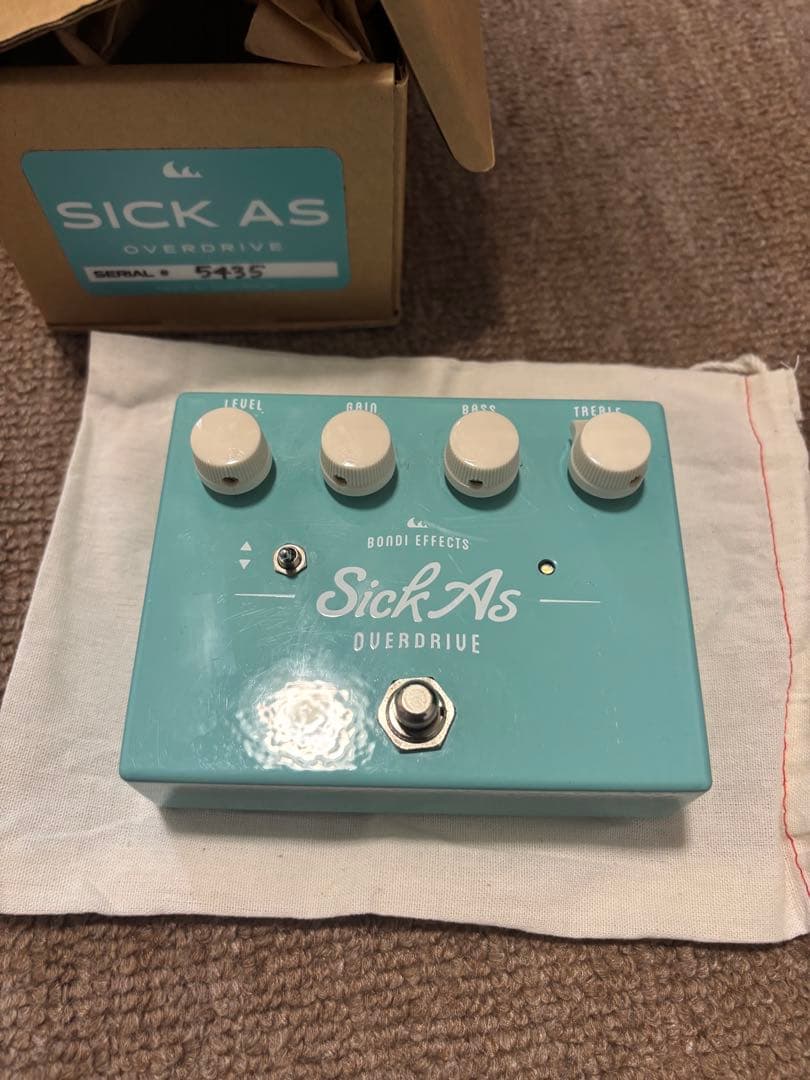 ギター sick as overdrive bondi effects