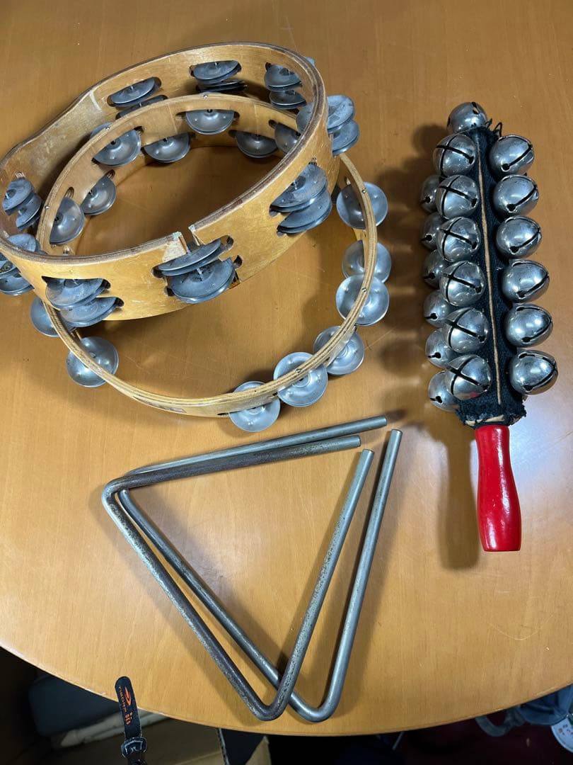 スレイベル　LPタンバリン トライアングル　楽器5点まとめて