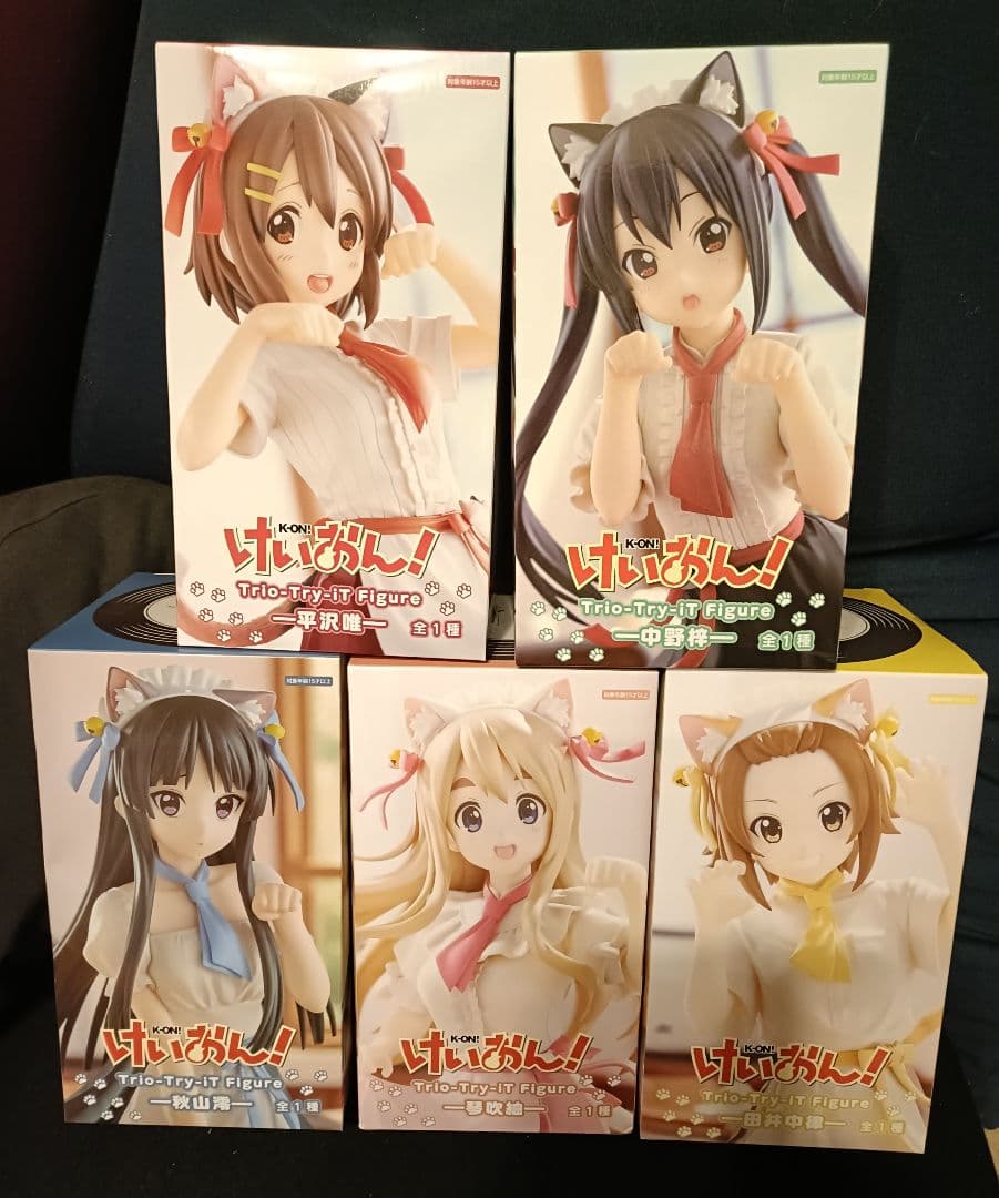 けいおん！Trio-Try-iT フィギュア5点セット けいおん Trio−Try−iT トリオトライト フィギュア 5種セット - メルカリ