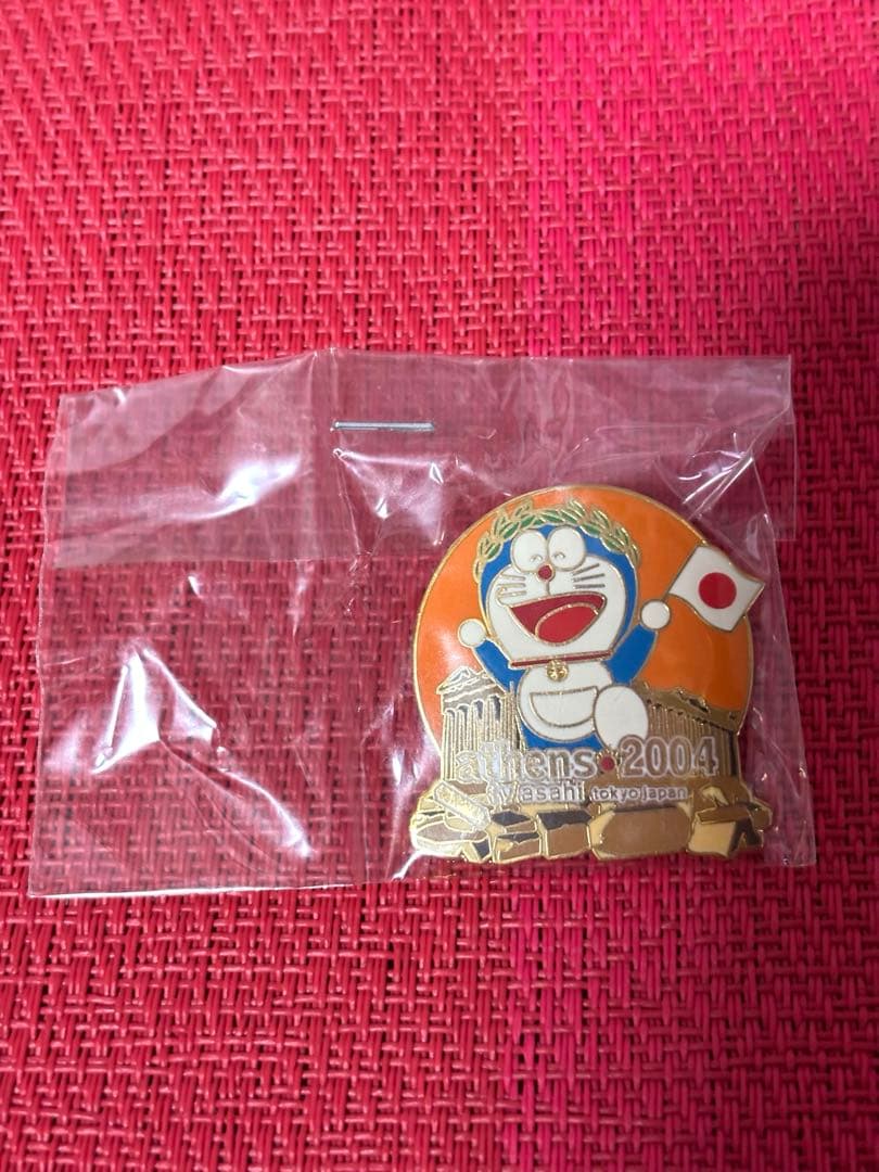 ドラえもんオリンピック　ピンバッジ　2004アテネ　未開封