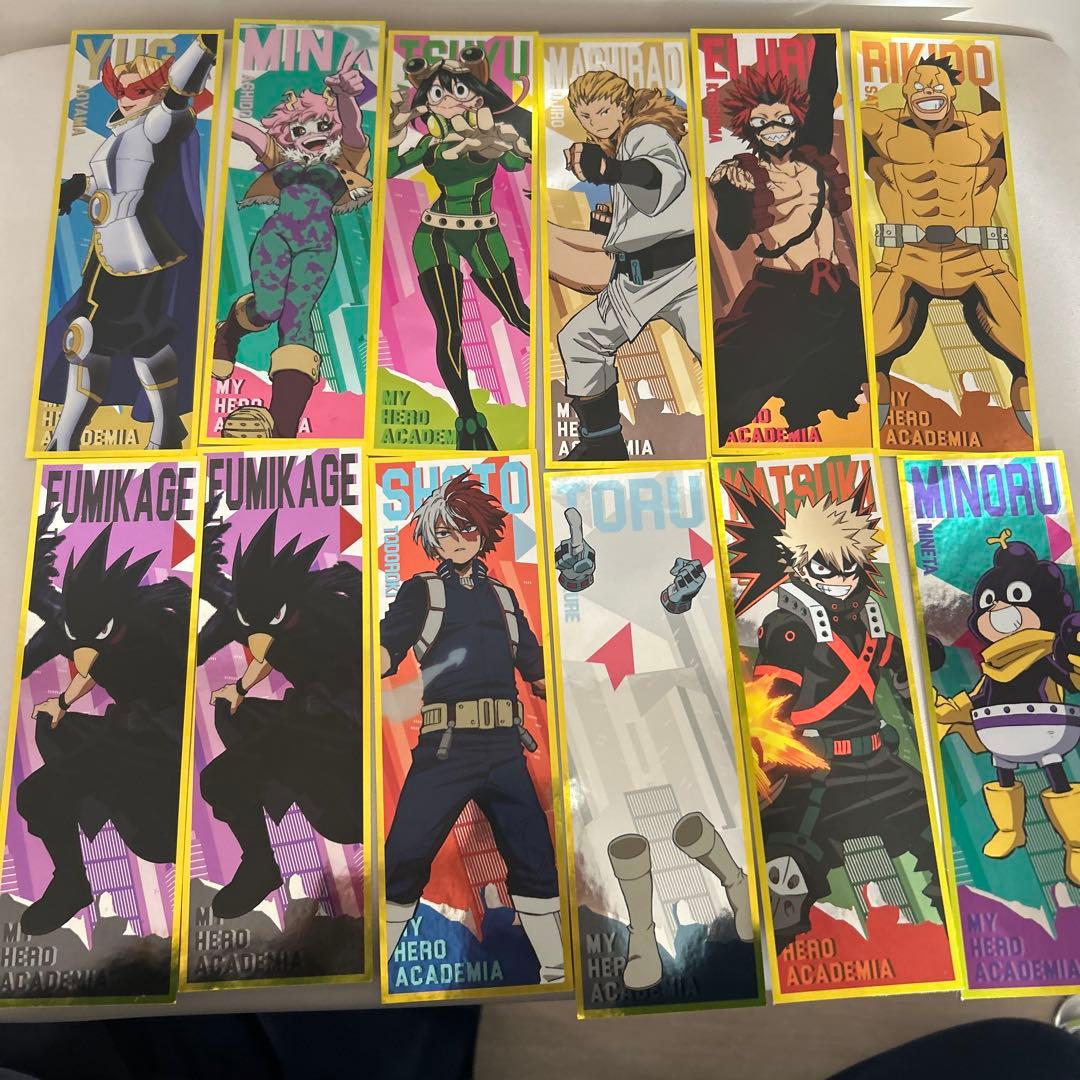 僕のヒーローアカデミア ステッカー＆カードセット - メルカリ