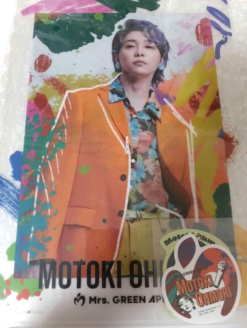 ミセスグリーンアップル ミセス 一番くじ クリアファイル＆ステッカー